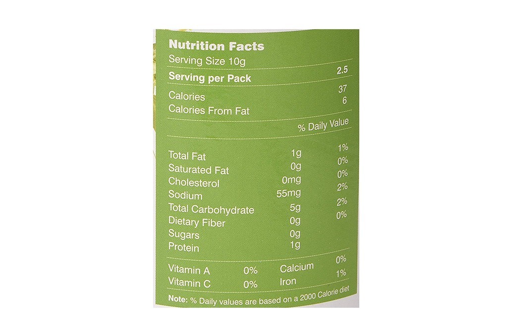 Aum Fresh Freeze Dried Green Peas    Can  50 grams